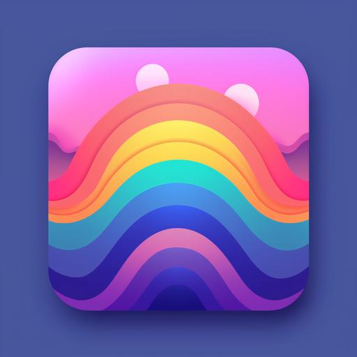 Create a vektor style icon for a therapy app - make it an unexpected playful logo --v 6.0 --s 250