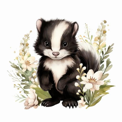 cute skunk