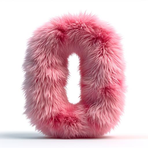 Cute pink number 10 as fur shape, short hair, white background, concept playlist style, 3D illusion, digital manipulation, creative commons attribute, maroon color, poet core, storybook style --stylize 250 --v 6.0