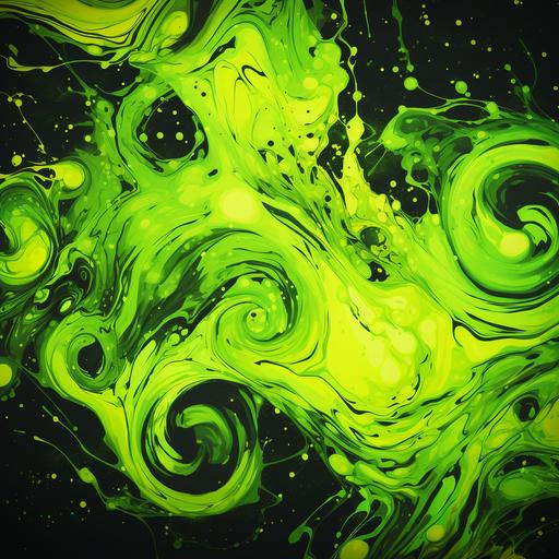 DRAW ME A NEON GREEN AND YELLOW TIE DYE BACKGROUND, GREEN AND YELLOW COLORFUL NEON, ALOT OF SWIRLS, 8K IMAGE QUALITY, DARK TOXIC NEON CYBER VIBES