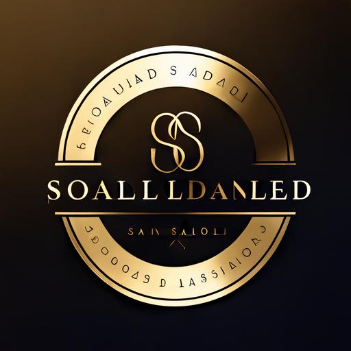 Design a luxury real estate realtor logo with the name Daniel Soldano, emphasizing the SOLD of his last name.