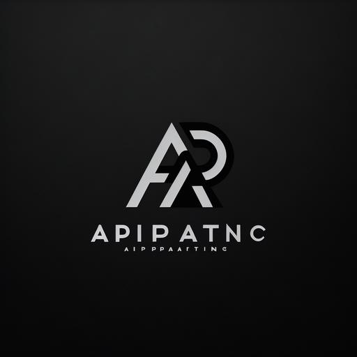 Design a minimalist AP logo for a graphic designer
