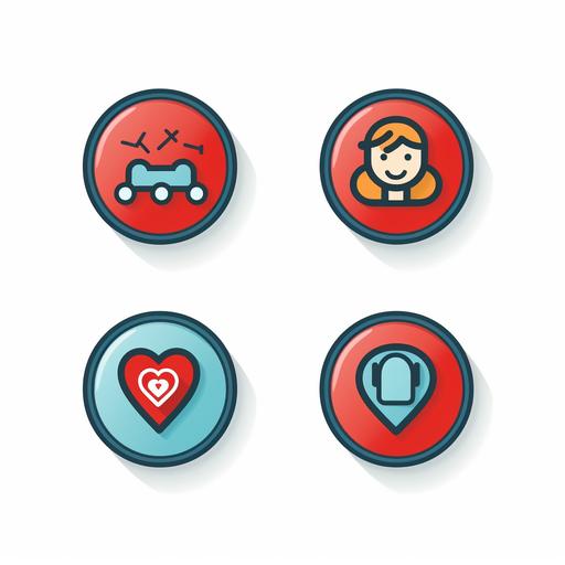 Design a set of three small icons to represent different aspects of online dating. The first icon should be a representation of critiquing an online dating profile. The second icon should represent creating an online dating profile. Finally, the third icon should be for providing counsel services for someone who is online dating. Keep in mind that these icons should be easily recognizable at a small size, so try to keep the designs as clear and simple as possible. Get creative and have fun!