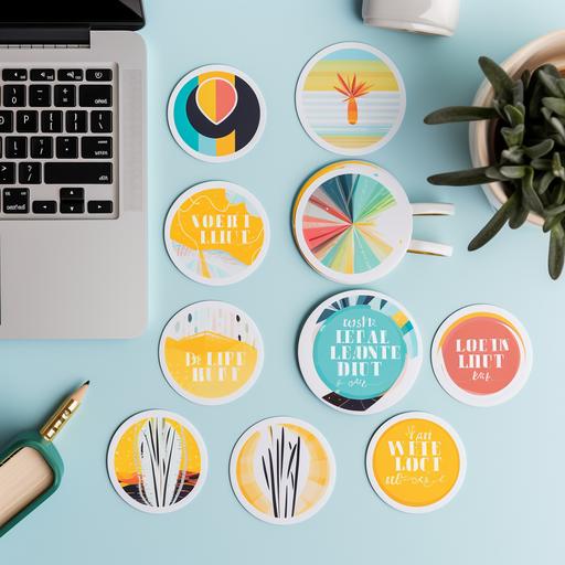 Design stickers with inspirational quotes and positive affirmations that people can use to uplift their spirits.