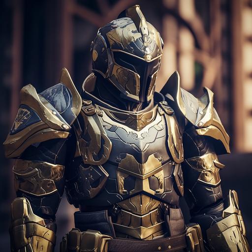 Destiny Titan, Medieval inspired armor, crusader helmet, heavy armor, super soldier, 8k, hd, stylised