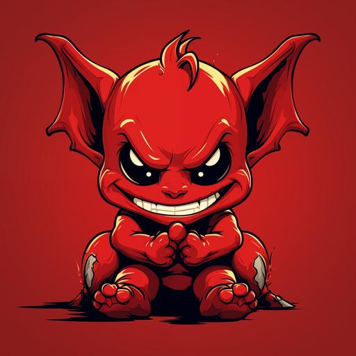 Devil cartoon so cute
