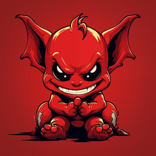 Devil cartoon so cute