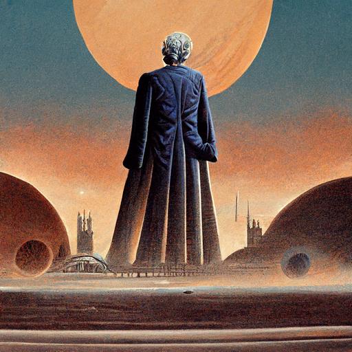 Dr Who illustrated by Ralph Mcquarrie