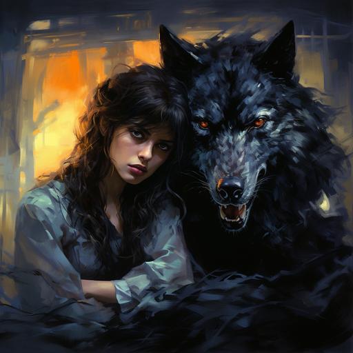 Even a man who is pure in heart, And says his prayers by night, may become a gothic wolfgirl whose ears need scritches when the wolfbane blooms, And the harvest moon is full and bright, An American Werewolf in Londealy