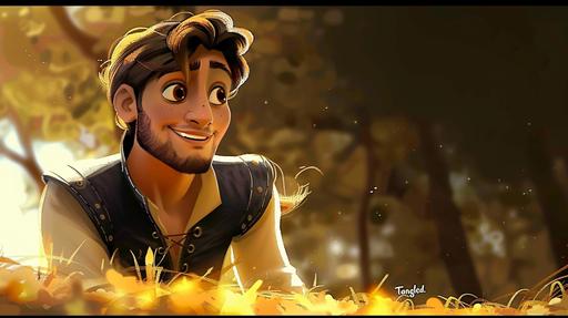 Flynn Rider, also known as Eugene Fitzherbert, is a dashing and charismatic rogue from Disney's 