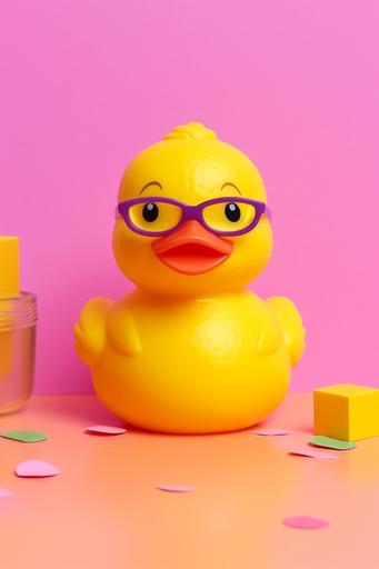 Yami Kawaii Trendy Rubber Duck --ar 2:3
