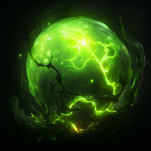 GREEN GLOWING SLIME TEXTURE CONCEPT ART