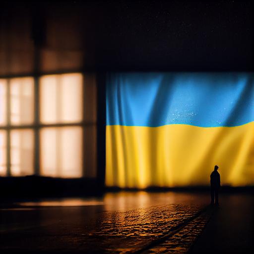 peace in Ukraine, Russian and Ukrainian shaking hands, far shot, very detailed, photorealistic, high quality, cinematic lighting, nikon d850, 8k, wide focus --test --creative