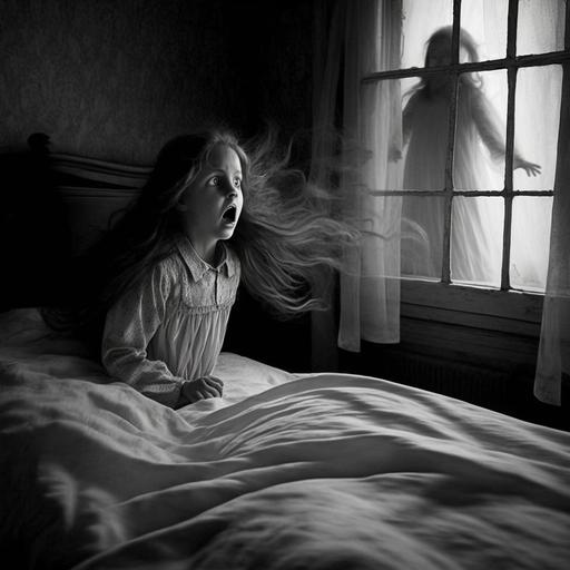 Ghosts similar to birds, bats or worms, less often - women with long hair in black clothes. If you let them into the house, the residents will suffer from insomnia or terror. Children are especially bullied. When the baby does not sleep at night, cries, it is said that he is possessed by nightshades. They also destroy bird nests, drink eggs and suffocate chicks, horror style