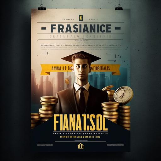 Graduation poster - finance-business