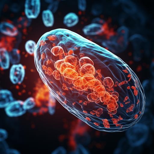 HD Image of a mitochondria
