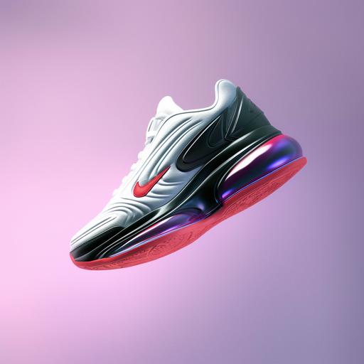 moody abstract campaign material research shoe plastic rubber nylon poly ultra high realism concept octane redshift ray tracing minimal clean white red blue