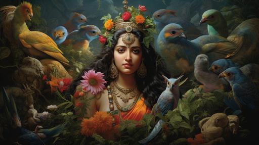 Hindu philosophy, symbolism, realistic --ar 16:9