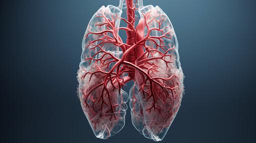 Human Lungs 3d model made of cubes, characters, 3d, redshift, octane render, realism, hyper realism, 4k, --ar 16:9 --style raw --s 150
