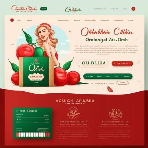 I need a web design under olcha brand this project is an online store and I need a subsidiary for a loan under olcha brand loan its design is red green like cherry drawing ui/ux design