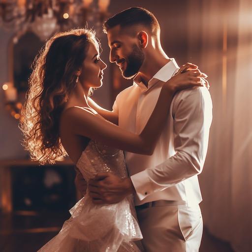 I want you to create content for google ads optimised content, in 300x300 format. Create 10 different picture variations adopted for selling wedding dance course