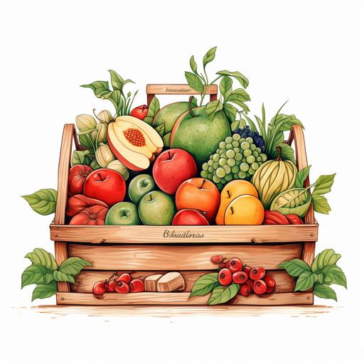 Ich verkaufe Kisten mit Bio Obst und Gemüse mit Fehlern. Es eignet sich nicht zum normalen Verkauf. Ich möchte mit einem Logo für mein Geschäft werben. Erstelle mir ein solches Logo!