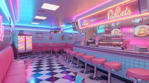 Imagine a scene from a hyperpop reboot of Archie/Riverdale, set in Pop's diner, but not as we know it. This is a hyperpop rendition of the classic 1950s diner, transformed into a neon-lit, digital dreamscape that marries the nostalgia of mid-century Americana with the futuristic aesthetics of the hyperpop genre. As you step into this version of Pop's, you're greeted by an explosion of vibrant neon colors and pulsating lights. The architecture of the diner retains its iconic retro shape, but it's been upgraded with holographic windows and dynamic LED paneling that displays ever-changing patterns and animations, from swirling milkshakes to dancing musical notes. The interior is a dazzling array of chrome and neon, with booths upholstered in iridescent materials that change color with the angle of view. The jukebox at the corner is a marvel of modern technology, projecting 3D holographic music videos that fill the air with the sounds of hyperpop — a blend of high-tempo beats, synthesized melodies, and auto-tuned vocals. Waitstaff glide around on hover-skates, taking orders on digital pads. The menu is a fusion of classic diner fare and futuristic cuisine, featuring items like Galactic Milkshakes that float above their containers and Quantum Burgers with shifting flavors. Above the counter, a digital ticker displays the latest gossip and news from Riverdale in bold, animated text, while interactive pop-up bubbles (a nod to the comic book origins) offer trivia and jokes about the characters and their current adventures. In this hyperpop Pop's, the characters of Archie/Riverdale gather not just to eat but to immerse themselves in a space where the past and future collide. Here, Archie, Betty, Veronica, and Jughead navigate the complexities of teenage life amidst an [...]