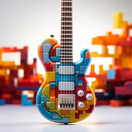 Introducing Riff, the 3D Pixel Guitar Toy! Inspired by the iconic Rock in Rio logo, Riff is a dynamic and interactive toy that brings the excitement of the festival right into your hands. Made from durable and vibrant materials, Riff is a miniature replica of the legendary Rock in Rio guitar, complete with pixelated details and colorful patterns. With its realistic 3D design, Riff captures the essence of rock 'n' roll in every detail. Strumming the toy guitar produces authentic sound effects, immersing you in the spirit of the festival. Riff's interactive features allow you to switch between different rock styles, unleashing a variety of melodies and riffs. The toy also lights up with vibrant LED effects, adding an extra layer of visual excitement. Whether you're a budding musician or simply a fan of Rock in Rio, Riff the 3D Pixel Guitar Toy brings the joy and energy of the festival into your playtime, creating memorable moments filled with music and fun. --s 750