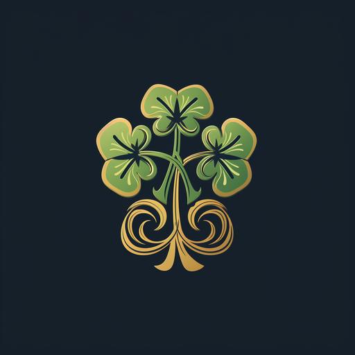 Irish logo Callahan Designs with clovers