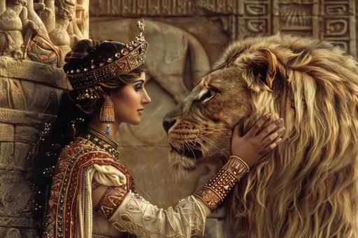 Ishtar, the goddess, with beauty untamed, Desired the king, her passions inflamed. She offered her love, her hand, her throne, But Gilgamesh refused, to stand alone. --ar 3:2