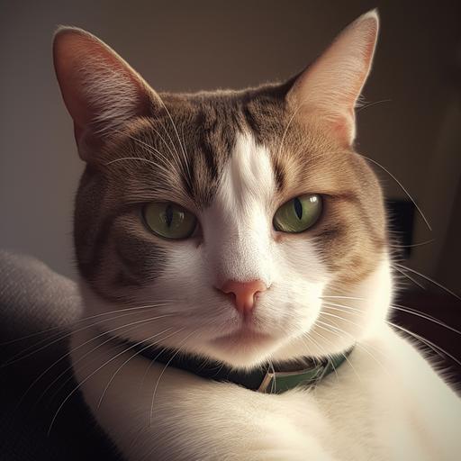 Italian Mafia Boss Cat with ultra realistic looking of face