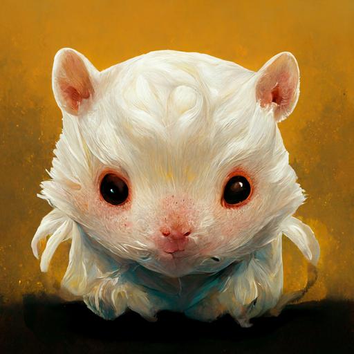 albino hamster