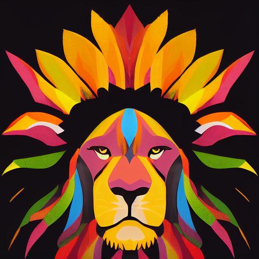 LION KING LOGO HEADRESS --s 5000 --testp --upbeta