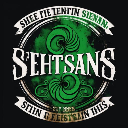 Let The Shenanigans Begin St Patricks Day Tie Dye Style T-Shirt logo only