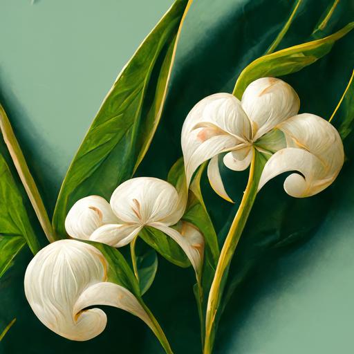 Lily of the valley, hawaiian style, wallpaper