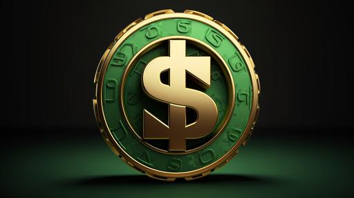 Logo Concept for Lucky$Dollar: The logo is designed to represent luck, prosperity, and excitement while incorporating elements that reflect the brand's identity. It features a coin-like shape with a 3D dollar sign at its center. The design is set on a dark background to enhance its visual impact. Shape: The logo takes the form of a round silver coin, resembling a lucky token. The edges of the coin are slightly raised to create a three-dimensional effect. Color Scheme: The color palette includes bright and vibrant colors to evoke a sense of excitement and opportunity. Consider using shades of gold, silver, and green to represent wealth, prosperity, and luck. Dollar Sign: The focal point of the logo is a prominent and stylized 3D dollar sign, placed at the center of the coin. The dollar sign should have a sleek and modern appearance to reflect the brand's identity. Typography: Choose an elegant and sophisticated typeface for the brand name 