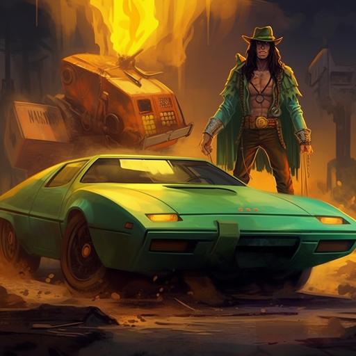 Loki in a low key Lambo with Rambo and ‘Jambo means hello’, spicy Pixar, candy flux