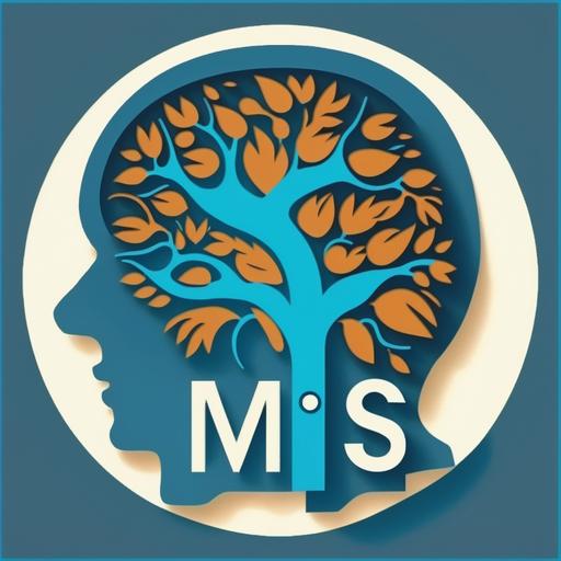 MS logo with brain image
