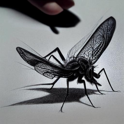 mosquito drawing