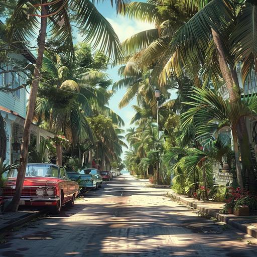 Magus, Miami Vice, photorealistic, Key West --v 6.0 --s 250