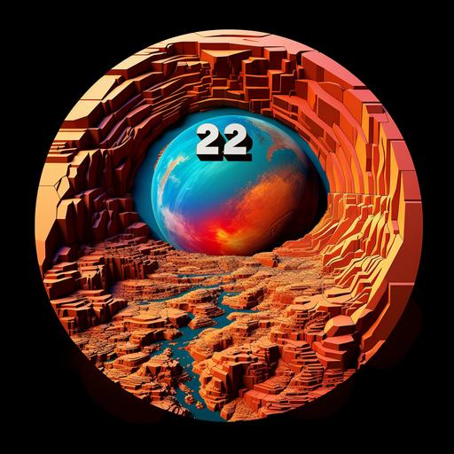 Mars Mission, 3d future 2120 NASA Logo, complex, colorful, intricate, centre image