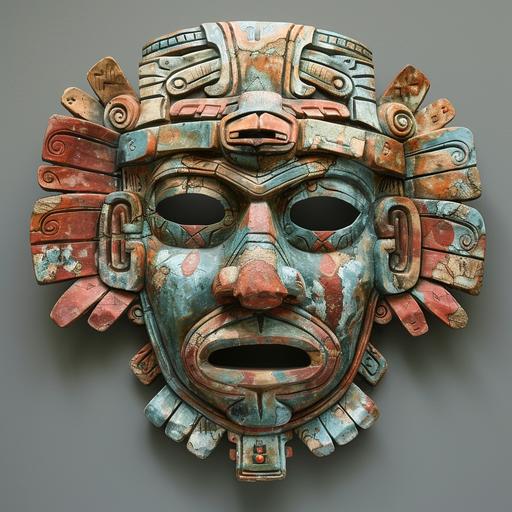 Mayan mask of Gilgamesh