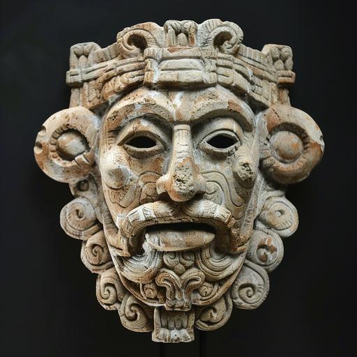 Mayan mask of Gilgamesh