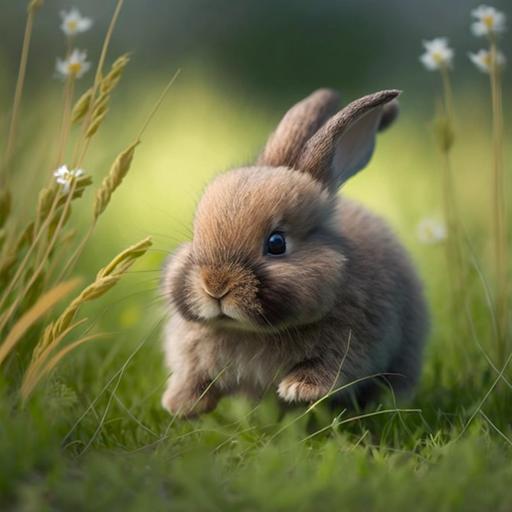 Meet Funny Baby Bunny