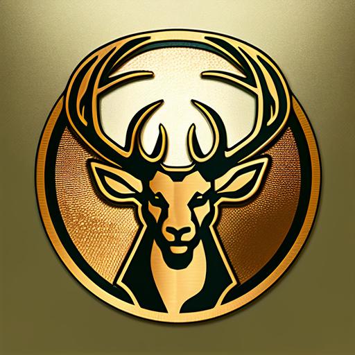Milwaukee Bucks logo gold