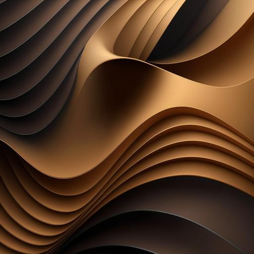 Minimalistic 3d earth-tone gradient textured wallpaper pattern, MINIMALISM, modern art, high-end, sophisticated, wavy lines, --chaos 30