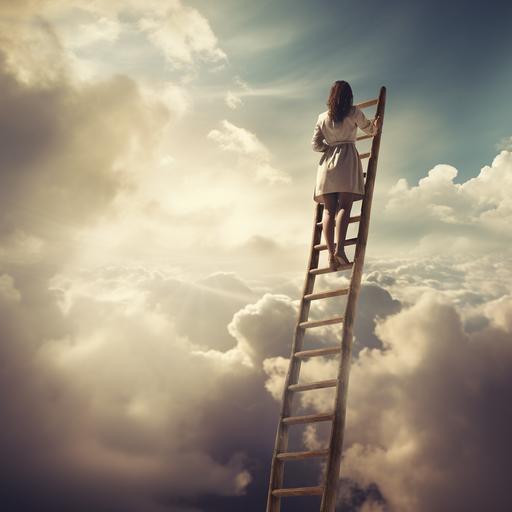 Modern Woman Climbing the Ladder, Leadership Skills