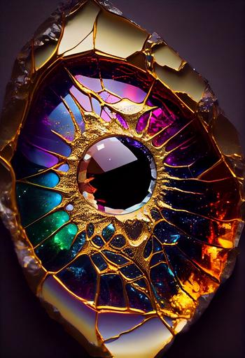 Molten Dragon Eye Kintsugi rainbow shiny quartz mineral texture is a perfect carved quartz mineral shiny crystal reflection rainbow quartz mineral shiny texture porcelain marble texture gold and rainbow quartz mineral texture, detailed eye, full Perfect, gold, wallpaper, symmetrical, Intricate detail, Concept art, detailed gold veins, colorful, ultra high details, symmetrical, multicolor, 🌈, Low light, Cinematic lighting, NVIDIA Iray render, ultra high definition, artstation, Smooth, sharp focus, Photorealism, Photography, Realistic Detail, Depth of field, 8k, Full HD, 3d, Super resolution, octane render, Long exposure, unreal engine --ar 2:3 --upbeta --q 2 --v 4
