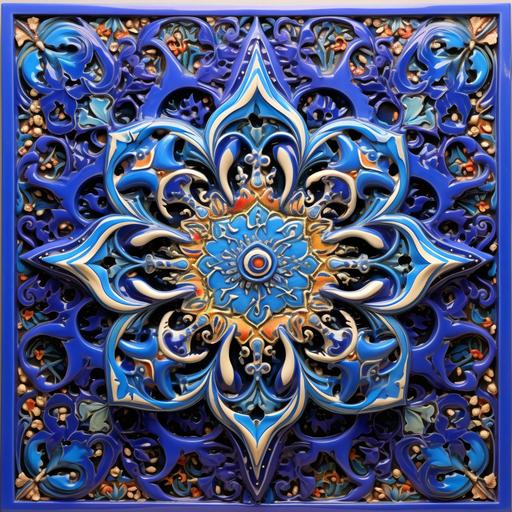 Moorish culture tile, reflect, hyper detailed, intricate auto--tile