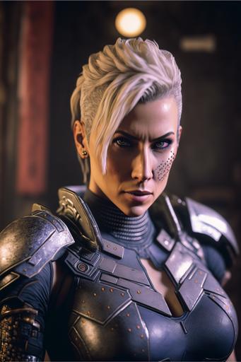Mortal Kombat Cassie Cage, beautifully color graded, Unreal Engine, Cinematic, Photoshoot, Shot on 25mm lens, Depth of Field, DOF, Tilt Blur, Shutter Speed 1/1000, F/22, White Balance, 32k, Super-Resolution, Megapixel, Pro Photo RGB, VR, Lonely, Good, Massive, Half rear Lighting, Backlight, Natural Lighting, Incandescent, Optical Fiber, Moody Lighting, Cinematic Lighting, Studio Lighting, Soft Lighting, Volumetric, Conte-Jour, Beautiful Lighting, Accent Lighting, Global Illumination, Screen Space Global Illumination, Ray Tracing Global Illumination, Optics, Scattering, Glowing, Shadows, Rough, Shimmering, Ray Tracing Reflections, Lumen Reflections, Screen Space Reflections, Diffraction Grading, Chromatic Aberration, GB Displacement, Scan Lines, Ray Traced, Ray Tracing Ambient Occlusion, Anti-Aliasing, FKAA, TXAA, RTX, SSAO, Shaders, OpenGL-Shaders, GLSL-Shaders, Post Processing, Post-Production, Cell Shading, Tone Mapping, CGI, VFX, SFX, insanely detailed and intricate, hyper maximalist, elegant, super detailed, dynamic pose, photography, volumetric, ultra-detailed, intricate details, 8K, super detailed, ambient occlusion, volumetric lighting, high contrast, HDR --v 4 --ar 2:3